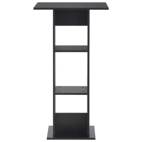 Vidaxl bartafel 60x60x110 cm zwart