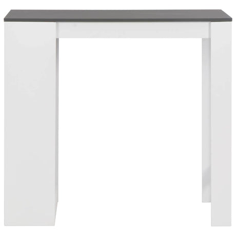 Vidaxl bartafel met schap 110x50x103 cm wit