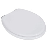 VidaXL Toilettensitz mit Soft-Close-Deckel 2 Stück MDF weiß