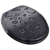 Vidaxl -Toilettensitze mit Deckel 2 St Wasser MDF