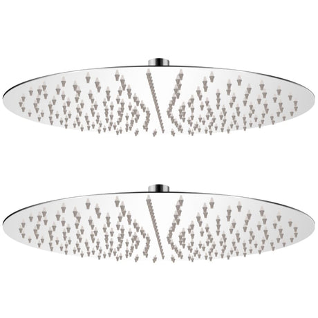 Vidaxl Regenduschkopf 2 Sts rund 40 cm Edelstahl