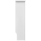 Vidaxl Construcción del radiador 2 st 112 cm Mdf White