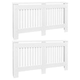 VIDAXL -Radiatorkonstruktion 2 ST 152 cm MDF Weiß