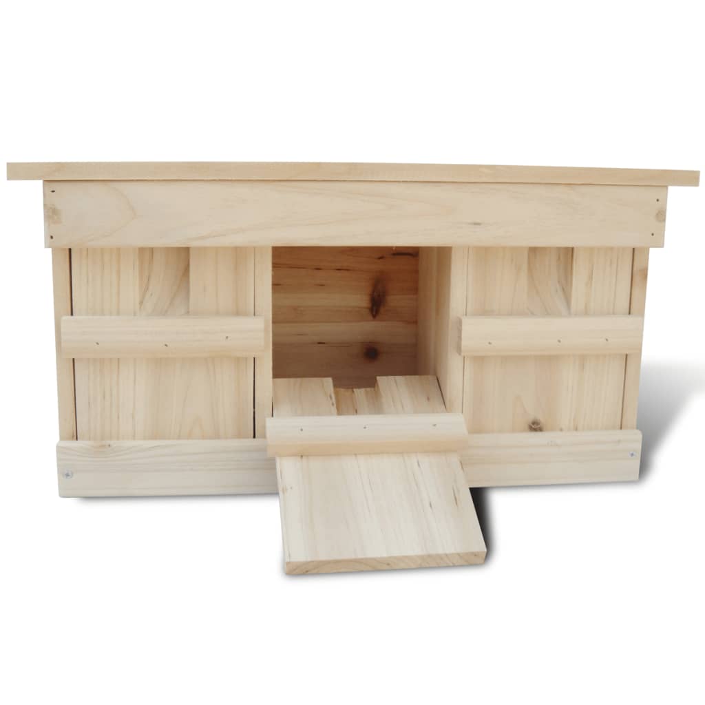 Vidaxl Mussenhuizen 2 St 44x15.5x21,5 cm Legno