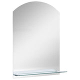 Vidaxl Wall Mirror s policí 20x40 cm ztuhnuté sklo