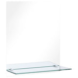 VidaXL wall mirror with shelf 20x40 cm hardened glass