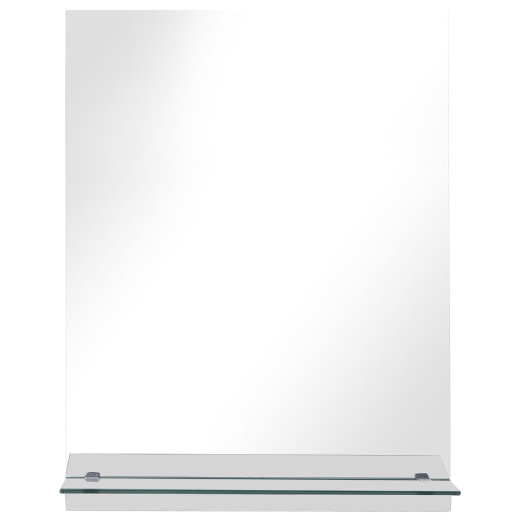 VidaXL wall mirror with shelf 20x40 cm hardened glass