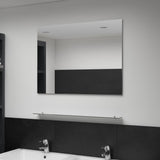 Vidaxl Wall Mirror s policí 80x60 cm ztuhnuté sklo