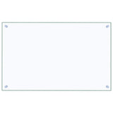 VIDAXL FRIADSEMKLEIDE KITCHE 80x50 cm gehärtetes Glas transparent