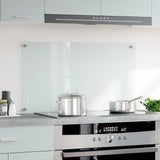 VIDAXL FRAGE SEMBLE KITCHE 90x50 cm gehärtetes Glas transparent