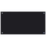 VIDAXL FRIADSEMINGEN KITCHE 80x40 cm termin Glas schwarz