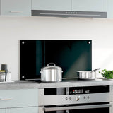 VIDAXL FRIADSEMINGEN KITCHE 80x40 cm termin Glas schwarz