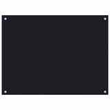 VIDAXL FRAGE SREBEN KITCHE 80x60 cm Terminglas schwarz