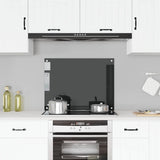 VIDAXL FRAGE SREBEN KITCHE 80x60 cm Terminglas schwarz