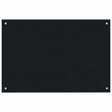 Vidaxl -Scheinküche 90x50 cm gehärtetes Glas schwarz