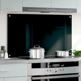 VIDAXL FRAGE SEMBORE KITCHE 100x60 cm termin glaglas schwarz