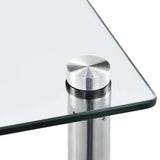 Vidaxl kastje 6-laags 40x40x160 cm gehard glas transparant
