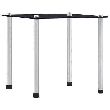 Vidaxl 3-delige tafeltjesset gehard glas zwart