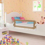 VIDAXL -BED -Diagramm Kleinkind 102x42 cm Polyester Taupe