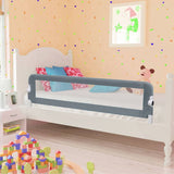 Vidaxl Bed Chart Toddler 150x42 cm poliestere grigio