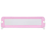 VIDAXL -BED -Diagramm Kleinkind 120 x 42 cm Polyesterrosa