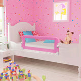 Gráfico de cama Vidaxl niño pequeño de 120x42 cm de poliéster rosa