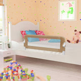 Vidaxl Bed Chart toddler 120x42 cm Polyester Taupe