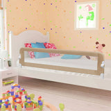 Vidaxl Bed Chart toddler 180x42 cm Polyester Taupe