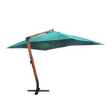 Vidaxl flytende parasol 300x400 cm grønn