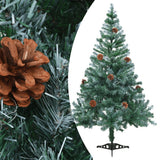 VIDAXL KUNSTKERSTBOOM mit Kiefernkegel 150 cm