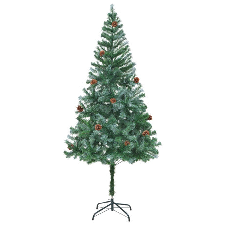 VIDAXL KUNSTKERSTBOOM mit Kiefernzapfen 180 cm