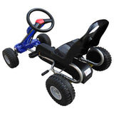 Vidaxl Go -Kart mit Pedalen blau