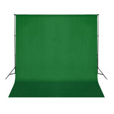 Vidaxl Sfondo senza Chromakey standard 300x300 cm di cotone verde