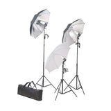 Vidaxl Studio Lighting Set 24 watt, y compris les stands et les parapluies