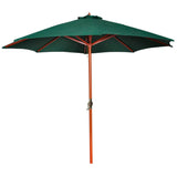 Vidaxl Parasol 258 cm zielony