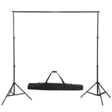 VIDAXL -Hintergrundsystem 600x300 cm schwarz