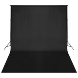VIDAXL -Hintergrundsystem 500x300 cm schwarz