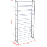 Vidaxl Shoe Rack de 10 capas