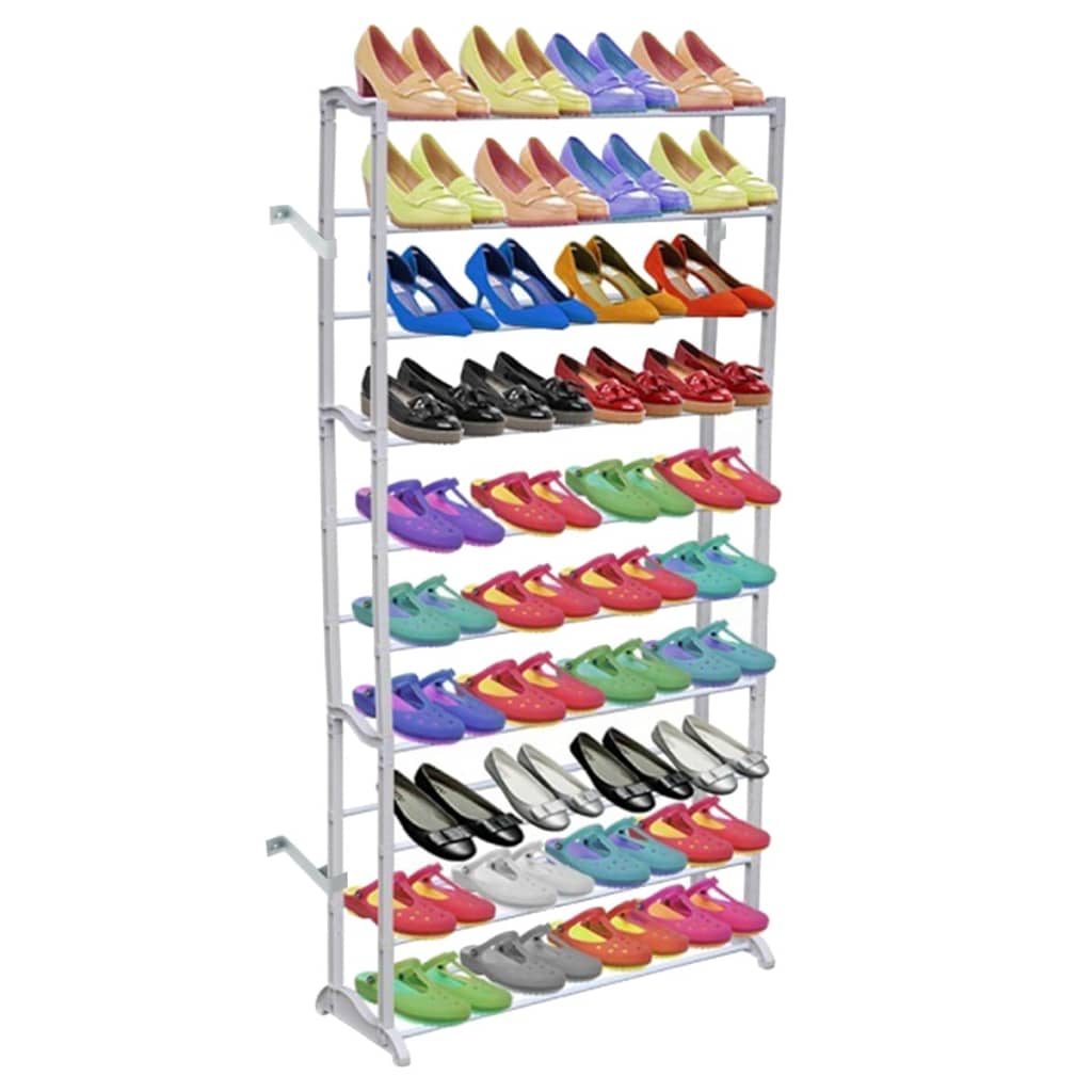 Vidaxl Shoe Rack de 10 capas