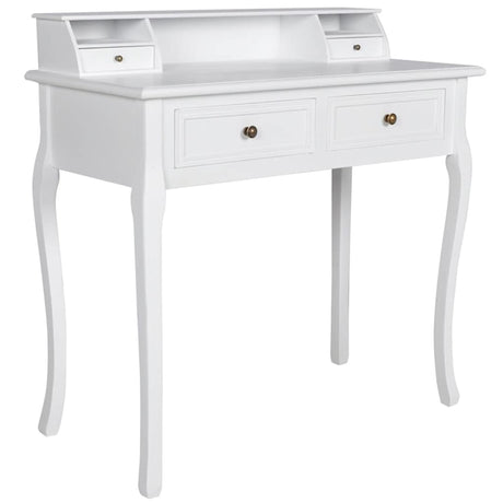 Vidaxl kaptafel femke met lades wit