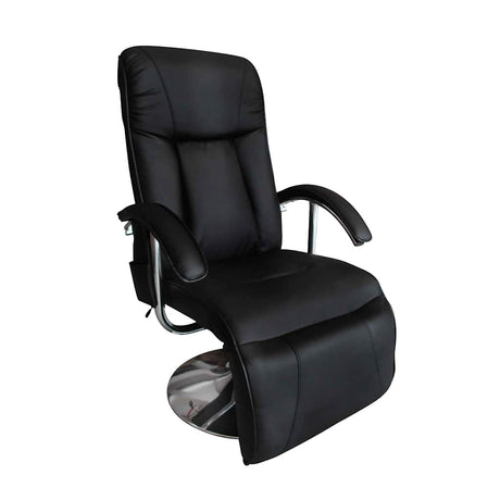 Vidaxl massagestoel kunstleer zwart