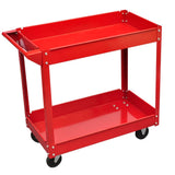 Vidaxl -Werkzeugtrolley 100 kg rot