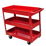 Vidaxl -Werkzeugtrolley 100 kg rot