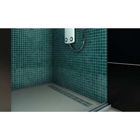 Vidaxl afvoeren wit 88 x 8.8 x 8.5 cm metaal