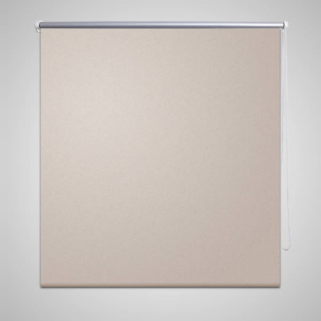 VidaXL Rolgordijn verduisterend 80 x 175 cm beige