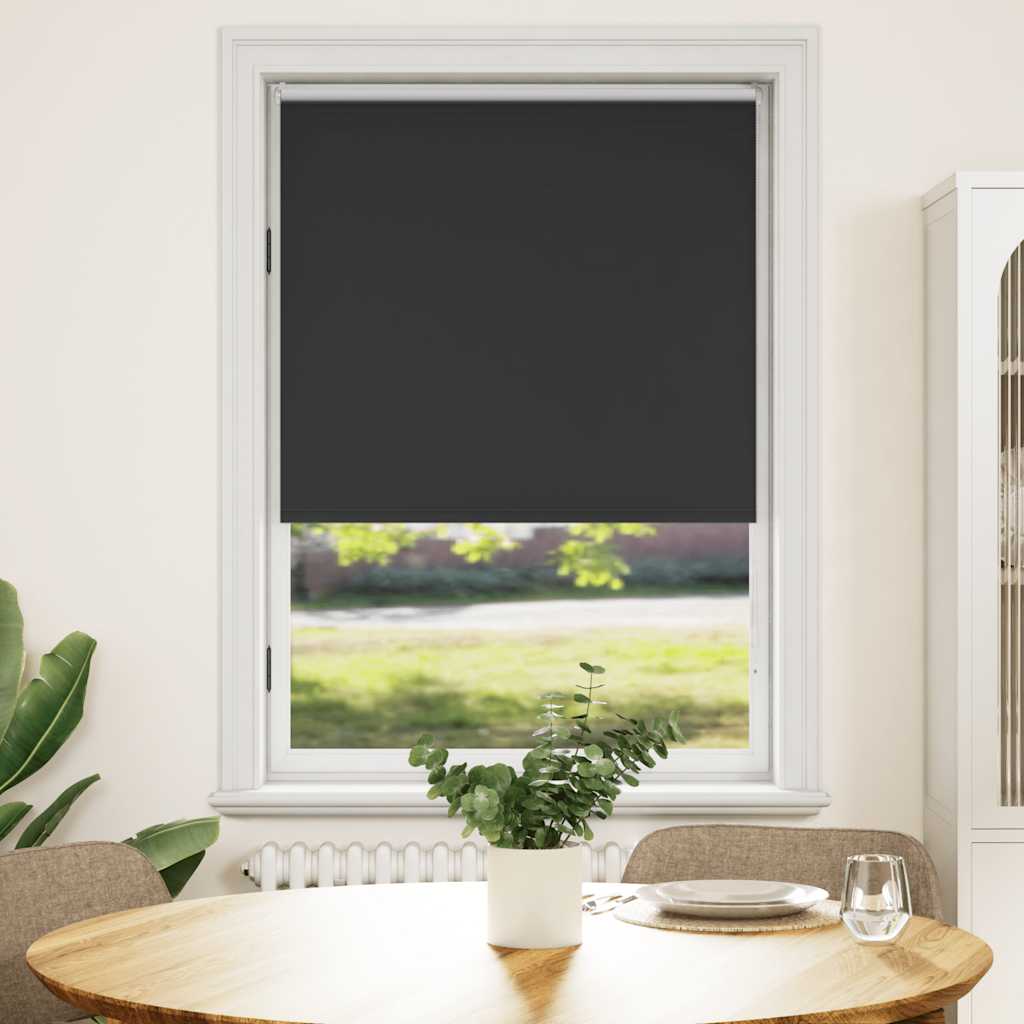 Vidaxx Verdunkelungsrollo 104,4 x 175 cm, Stoffbreite 100 cm, Schwarz