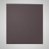 Vidaxl Roller Blind Blackout 120 x 175 cm kaffebrun