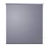 Vidaxl Roller Blind Blackout 120x175 cm Grau