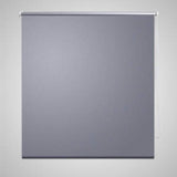 Vidaxl Roller Blind Blackout 120x175 cm Grau