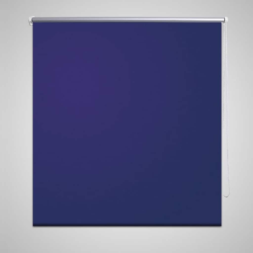 VidaXL Roller blind blackout 140 x 175 cm navy blue